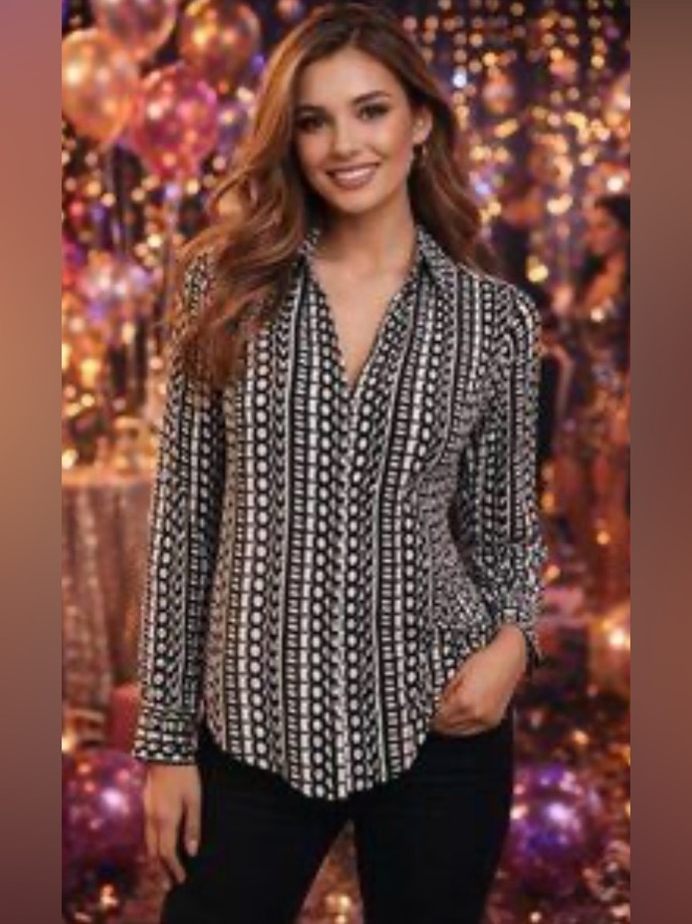 “Love” Express Long Sleeve Portofino Top